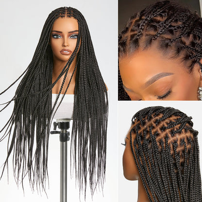 ✨Last Day:60% Off✨ No Glue, No Hassle – Natural Wavy & Braided Wigs