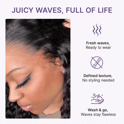 ✨Last Day:60% Off✨ No Glue, No Hassle – Natural Wavy & Braided Wigs
