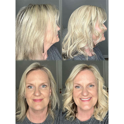 ⚡Final Hours – 2026 New Lightweight & Breathable Wavy Hair Topper