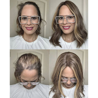 ⚡Final Hours – 2026 New Lightweight & Breathable Wavy Hair Topper