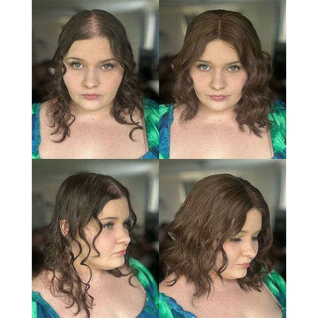 ⚡Final Hours – 2026 New Lightweight & Breathable Wavy Hair Topper