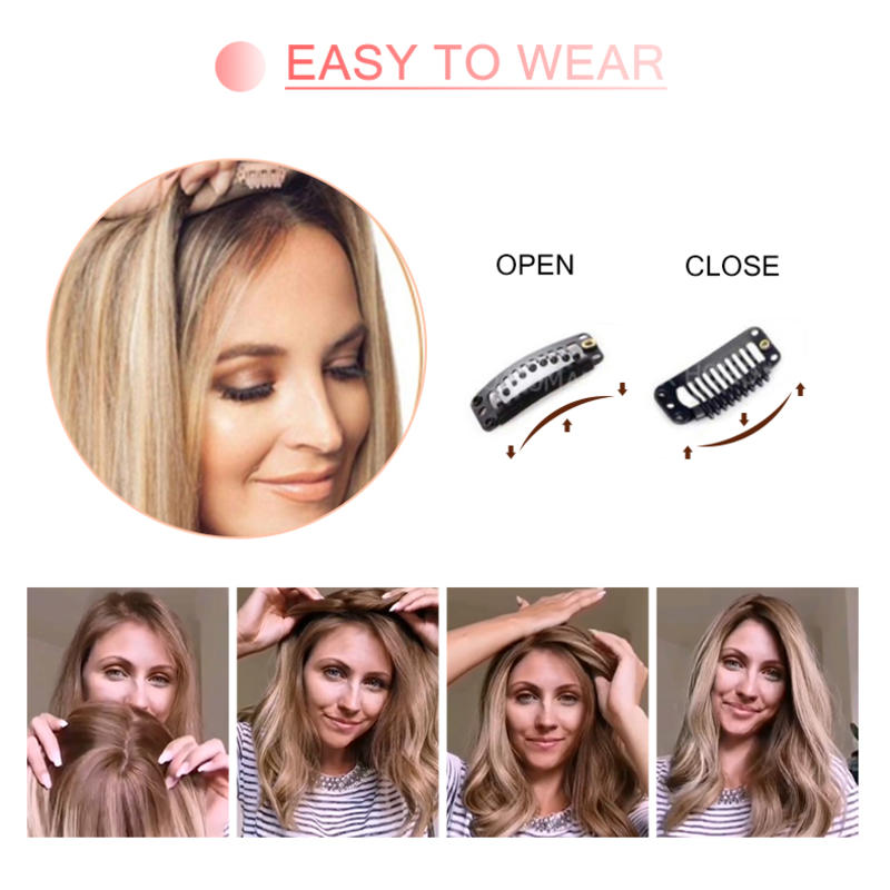 ⚡Final Hours – 2026 New Lightweight & Breathable Wavy Hair Topper