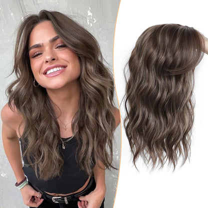 ⚡Final Hours – 2026 New Lightweight & Breathable Wavy Hair Topper