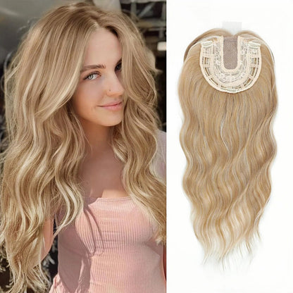 ⚡Final Hours – 2026 New Lightweight & Breathable Wavy Hair Topper