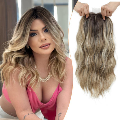 ⚡Final Hours – 2026 New Lightweight & Breathable Wavy Hair Topper