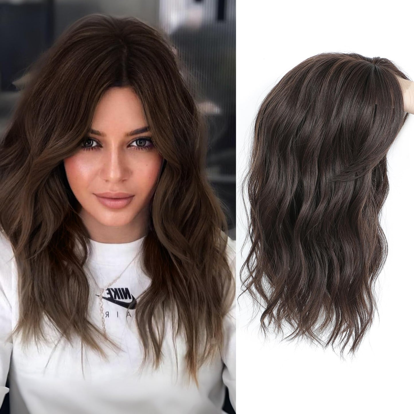 ⚡Final Hours – 2026 New Lightweight & Breathable Wavy Hair Topper