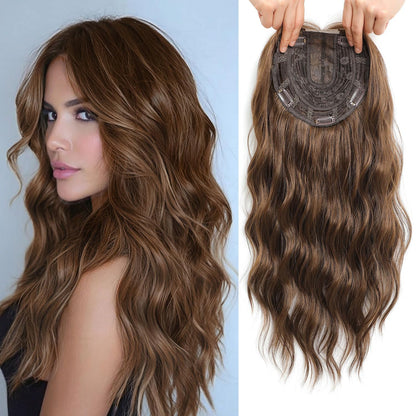 ⚡Final Hours – 2026 New Lightweight & Breathable Wavy Hair Topper