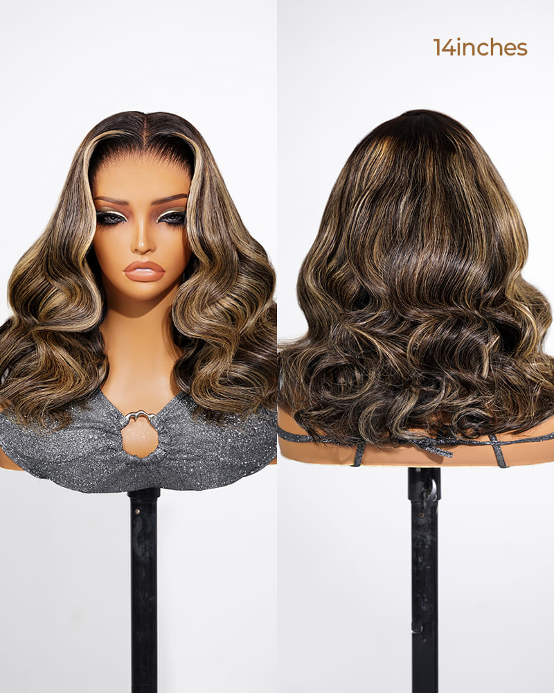 🔥 Last Day 80% OFF 🔥  280% HD Glueless Old Money Bob Wig | Platinum Blonde Balayage