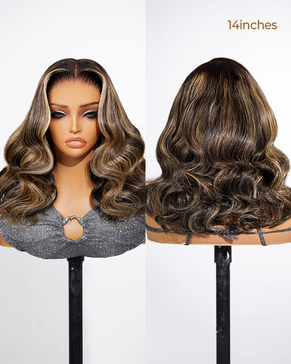 🔥 Last Day 80% OFF 🔥  280% HD Glueless Old Money Bob Wig | Platinum Blonde Balayage