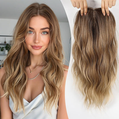 ⚡Final Hours – 2026 New Lightweight & Breathable Wavy Hair Topper