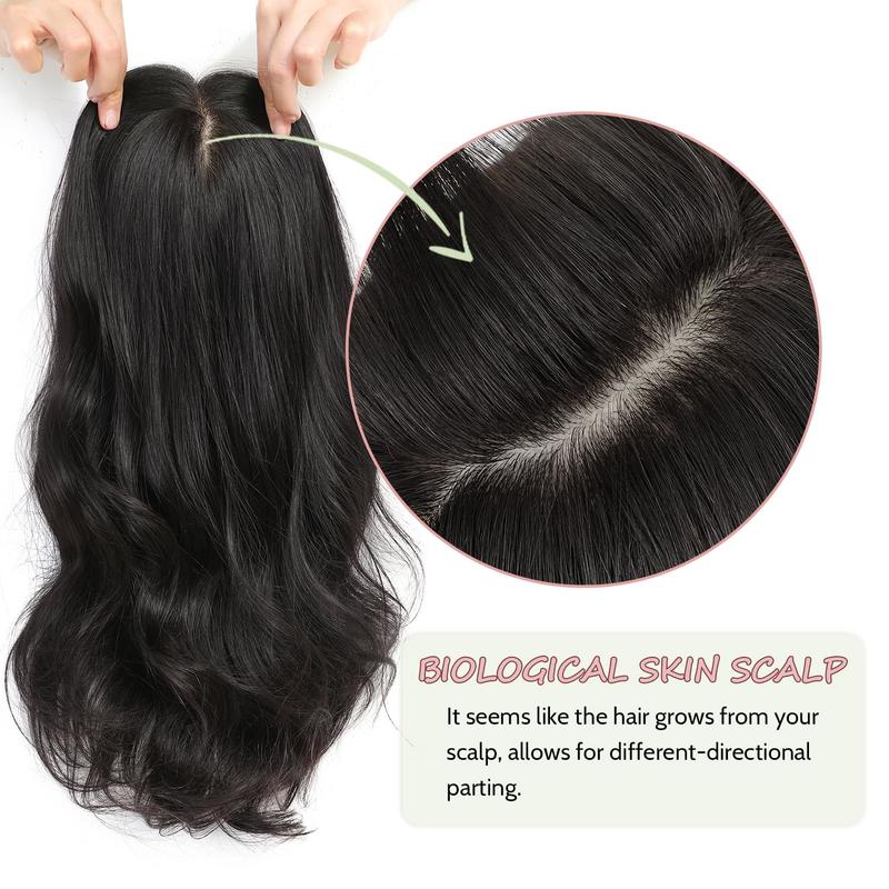 ⚡Final Hours – 2026 New Lightweight & Breathable Wavy Hair Topper