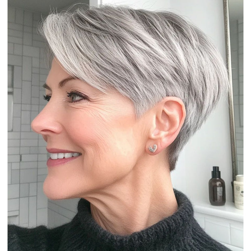 Hot Sale Short Hair Topper for Thinning Hair – Natural Look, Easy Clip-In