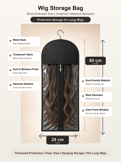 HD Lace Knotless Box Braided Wig | Real Scalp Look Glueless Wig - Qelavo